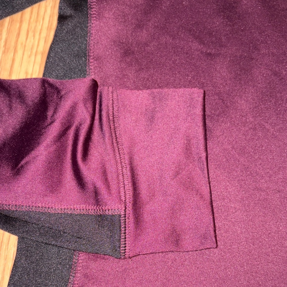 VS Pink Maroon Quarter-Zip Pullover - Picture 6 of 7